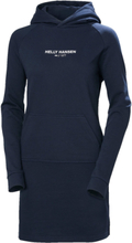 W Core Hoodie Dress Sport Sweatshirt Dresses Navy Helly Hansen