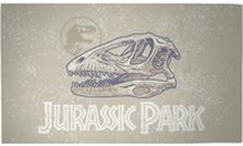 Decorsome x Jurassic Park Evergreen Fossil Head Woven Rug - Medium