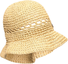 Essentials Crochet Bucket Sport Headwear Straw Hats Cream Rip Curl