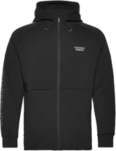 Sport Tech Logo Loose Zip Hood Sport Sweatshirts & Hoodies Hoodies Black Superdry Sport