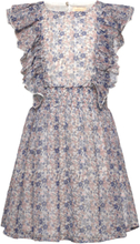 Dress Lurex Dot Dresses & Skirts Dresses Casual Dresses Sleeveless Casual Dresses Blue Creamie