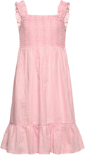 Dress Cotton Lurex Dresses & Skirts Dresses Casual Dresses Sleeveless Casual Dresses Pink Creamie