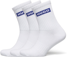 3P Qs Blue Logo Cc W Lingerie Socks Regular Socks White HUGO BLUE