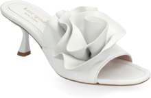 Malibu Sandal Med Klack White Kate Spade
