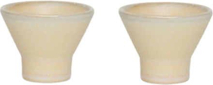 Yuka Egg Cup - Pack Of 2 Home Tableware Bowls Egg Cups Beige OYOY Living Design
