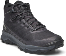 "Men's Speed Eco Mid Wp - Black Shoes Sport Shoes Outdoor/hiking Shoes Black Merrell"