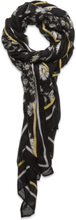 "Fou Mixing Flower Rectang Accessories Scarves Lightweight Scarves Black Desigual"