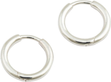 Beloved Fat Small Hoops Silver Accessories Jewellery Earrings Hoops Silver Syster P