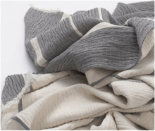 Architecture Throw - Cotton Home Textiles Cushions & Blankets Blankets & Throws Grey Kristina Dam Studio