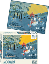 Moomin Art Puzzle - 1000 Pcs - Blue Toys Puzzles And Games Puzzles Classic Puzzles Multi/patterned MUMIN