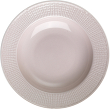 Swedish Grace Plate Deep 25Cm Home Tableware Plates Deep Plates Pink Rörstrand