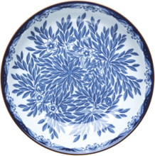 "Ostindia Floris Plate Deep 22Cm Home Tableware Plates Deep Plates Blue Rörstrand"