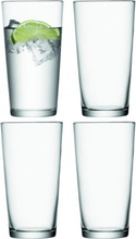 Gio Juice Glass Set 4 Home Tableware Glass Drinking Glass Nude LSA International