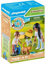 Playset Playmobil Country Katter 17 Delar