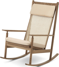 Swing Rocking Chair Home Furniture Chairs & Stools Armchairs Brown Warm Nordic Furniture