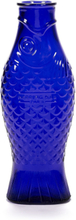 "Bottle 1L Fish & Fish By Paola Nav Home Tableware Jugs & Carafes Water Carafes & Jugs Blue Serax"