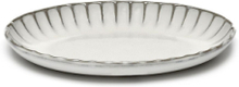 Serving Bowl Oval Inku L Inku By Sergio Herman Set/2 Home Tableware Bowls & Serving Dishes Serving Bowls White Serax