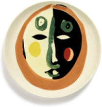 Plate M Face 1 Feast By Ottolenghi Set/2 Home Tableware Plates Dinner Plates Multi/patterned Serax