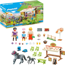 "Playmobil Country Pony Café - 70519 Toys Playmobil Toys Playmobil Country Multi/patterned PLAYMOBIL"