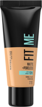 "Maybelline New York Fit Me Matte + Poreless Foundation 220 Natural Beige Foundation Makeup Maybelline"