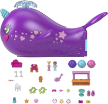 Sparkle Cove Adventure Narwhal Adventurer Boat Toys Playsets & Action Figures Movies & Fairy Tale Characters Multi/patterned Polly Pocket