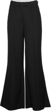 Barbro Wide Leg Bottoms Trousers Flared Black Fall Winter Spring Summer