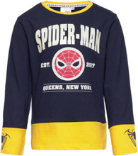 Long-Sleeved T-Shirt T-shirts Long-sleeved T-shirts Blå Spider-man*Betinget Tilbud