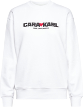 "Klxcd Unisex Logo Sweatshirt Tops Sweatshirts & Hoodies Sweatshirts White Karl Lagerfeld"