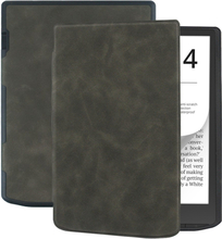 PocketBook InkPad 4 Læder Flip Cover - Sort
