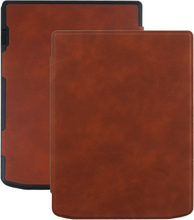 PocketBook InkPad 4 Læder Flip Cover - Brun