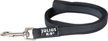 Julius-K9 IDC®Color&Gray® Super-Grip Koppel med Handtag, - Svart/Grå (1 m)