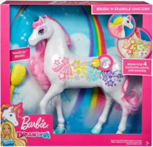 Dreamtopia Brush 'N Sparkle Unicorn Toys Dolls & Accessories Dolls Accessories Multi/patterned Barbie