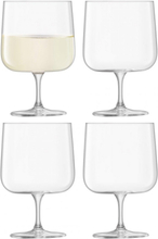 Arc Wine Glass Set 4 Home Tableware Glass Wine Glass White Wine Glasses Nude LSA International