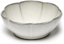 Bowl Ribbed L Inku By Sergio Herman Set/4 Home Tableware Bowls Breakfast Bowls Cream Serax