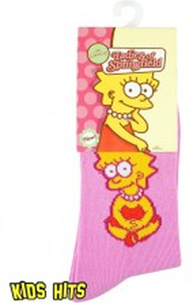 Skarpetki Simpsonowie "Lisa" różowe