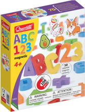 Magnet Abc, 123 Toys Puzzles And Games Fidget Toys Multi/patterned Quercetti
