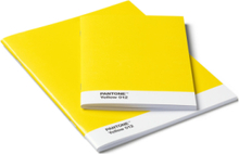 Booklets Set Of 2 Home Decoration Office Material Calendars & Notebooks Gul PANT*Betinget Tilbud