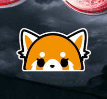 Sticker huilende vos voor auto