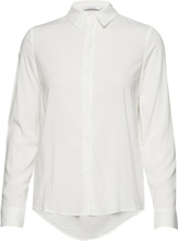 Milly Np Shirt 9942 Langermet Skjorte Hvit Samsøe Samsøe*Betinget Tilbud