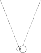 Mini Circle Necklace Accessories Jewellery Necklaces Dainty Necklaces Sølv SOPHIE By SOPHIE*Betinget Tilbud