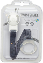 Twistshake Pacifier Clip Pastel Grey Baby & Maternity Pacifiers & Accessories Pacifier Clips Grey Twistshake