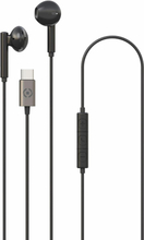 Celly: UP1100 Stereoheadset Drop USB-C Svart