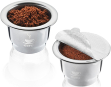 Kaffekapsel 2 Stk. Home Kitchen Kitchen Appliances Coffee Makers Silver Gefu