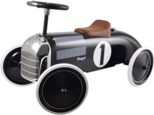 Ride-On-Vehicle, Black Classic Racer W. Big Face Grill Toys Ride On Toys Black Magni Toys