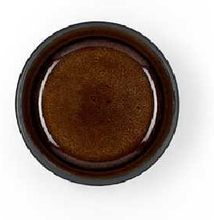 Liten skål 7,5 x 3 cm, svart/amber - BITZ