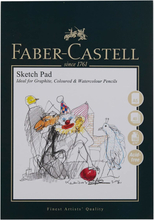 Ritblock Faber-Castell Vit Papper