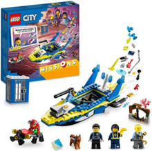 Water Police Detective Missions Set With App Toys LEGO Toys LEGO City Multi/mønstret LEGO*Betinget Tilbud
