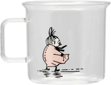 Moomin Glass Mug Little My Home Tableware Cups & Mugs Coffee Cups Nude Moomin
