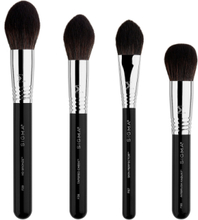 Studio Brush Set Beauty WOMEN Makeup Makeup Brushes Brush Set Svart SIGMA Beauty*Betinget Tilbud