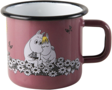 Moomin Enamel Mug 37Cl Together Forever Home Tableware Cups & Mugs Coffee Cups Purple Moomin